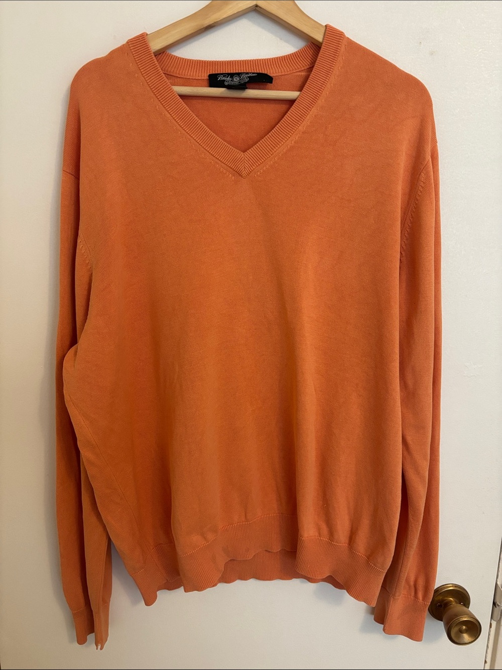 Brooks Brothers silk/cotton v neck sweater